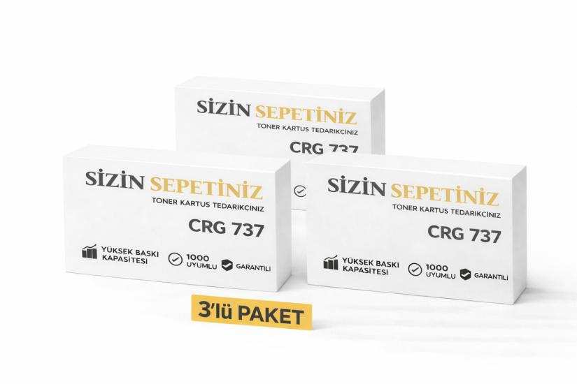 CRG-737 | Canon I-Sensys MF249DW Yazıcı Yazıcı Muadil Toner 3lü Paket