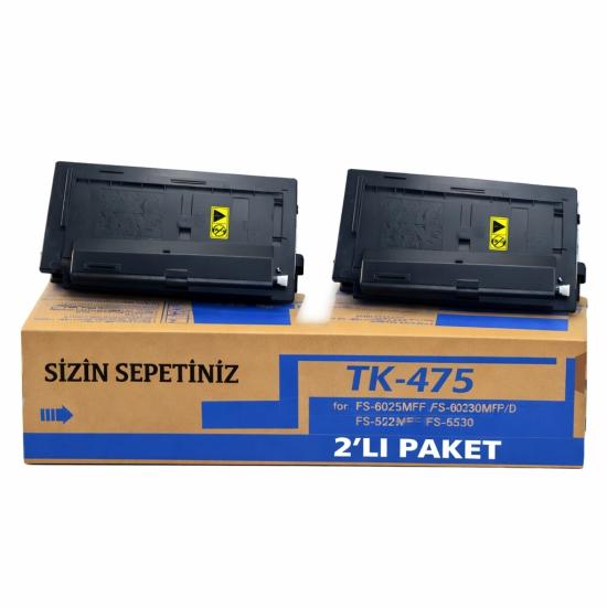 Kyocera FS-6030MFP Yazıcı Uyumlu Muadil Toner 15 Bin Syf 2’li Paket TK-475
