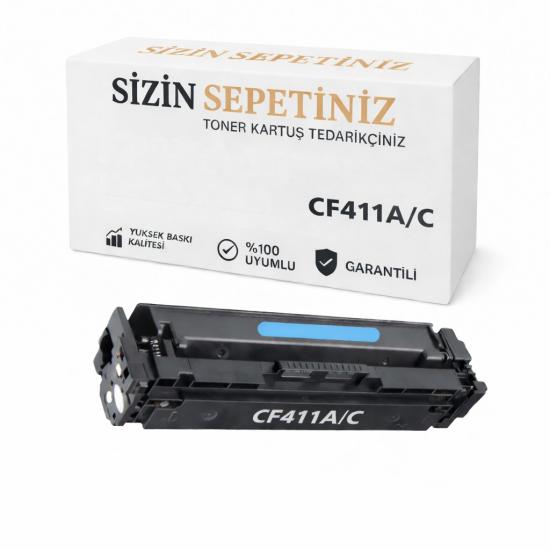 Hp CF411A / Hp Color Laserjet Pro M452NW Mavi Muadil Toner