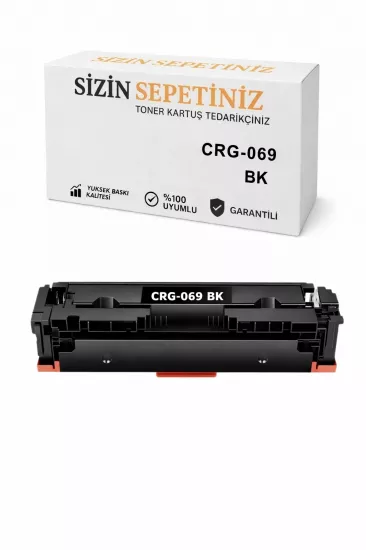 Canon CRG-069 Bk Black Siyah Toner MF754-752-673 - Çok Renkli