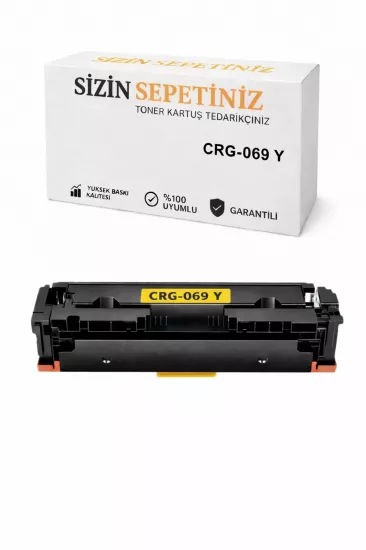 Canon CRG-069/5091C002 Sarı Muadil Toner LBP673CDW MF752CDW MF754CDW - Çipsiz