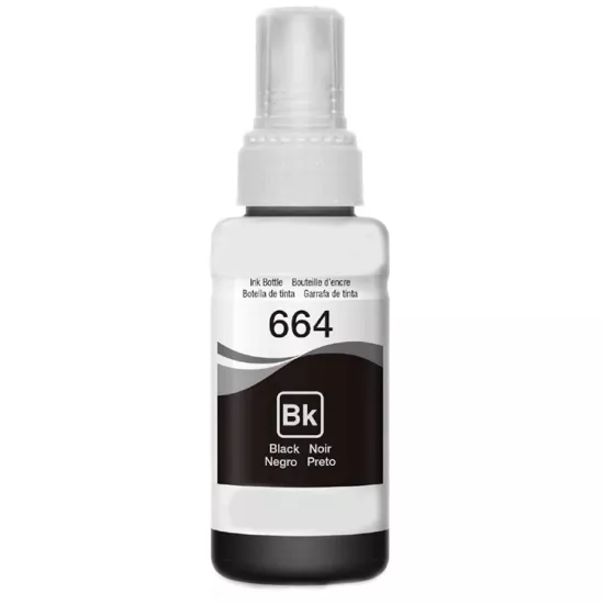 Refill Epson 664 Muadil Mürekkep Siyah L100/L200/L300/L455/L1300
