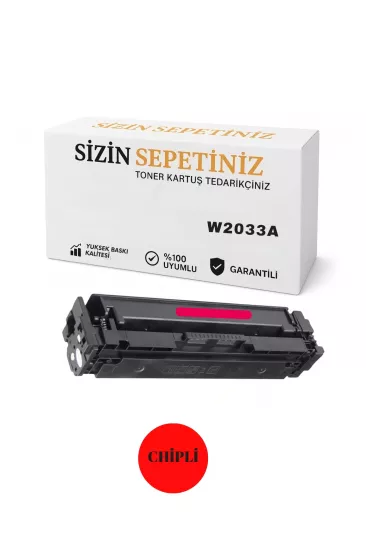 Hp 415A-W2033A Kırmızı Chipli Muadil Toner