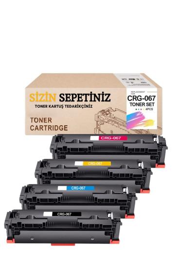 Canon CRG-067 Muadil Toner Set 655CDW-651CW-657CDW Uyumlu - 4 renk