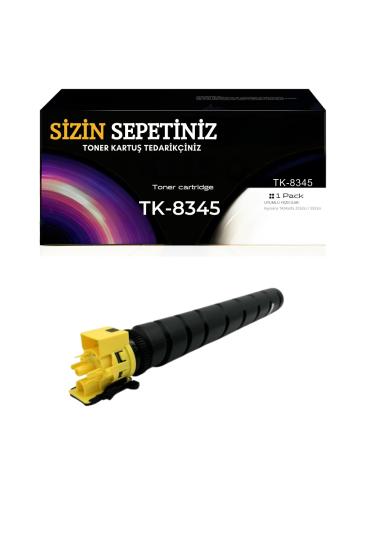 Kyocera Mita TK-8345 Sarı Muadil Toner / TaskAlfa 2552ci / 2553ci