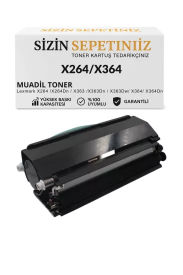 Lexmark X 264/X364/X363 Uyumlu Muadil Toner