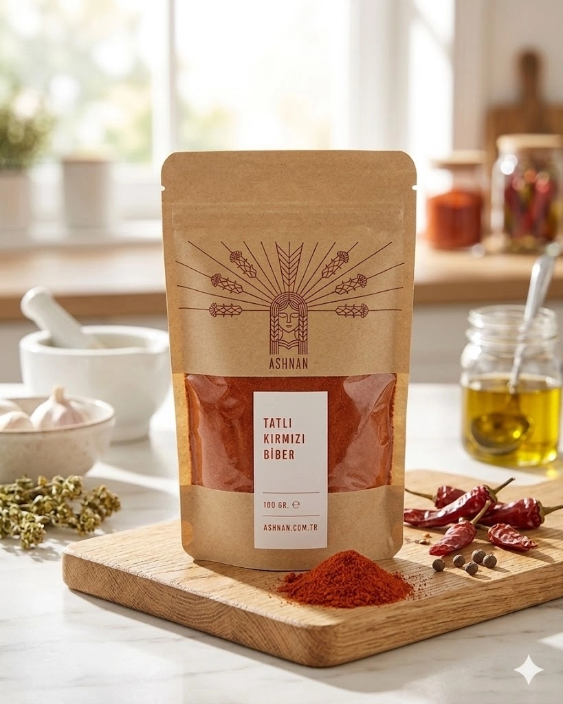 Ashnan Tatlı Kırmızı Biber 100gr