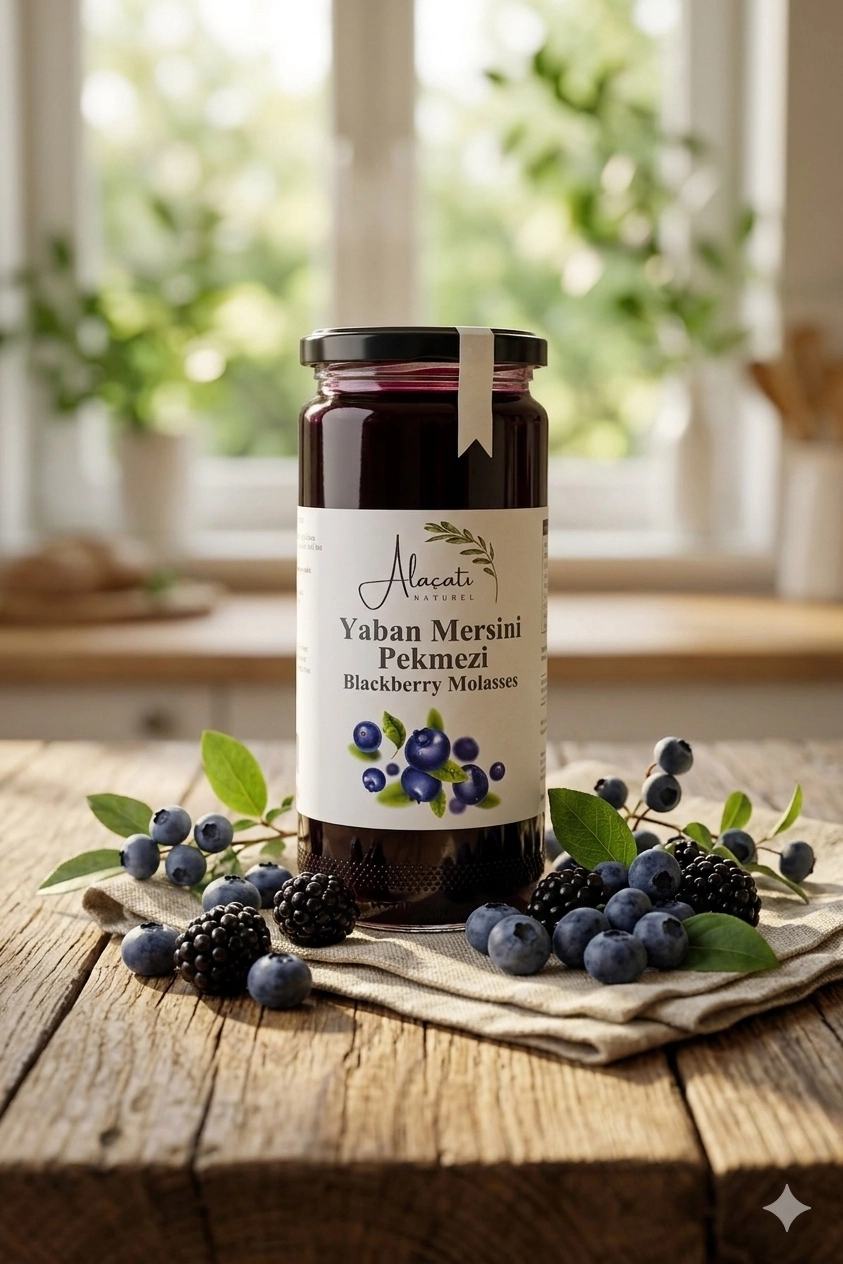 Alaçatı Naturel Yaban Mersini Pekmezi 640g